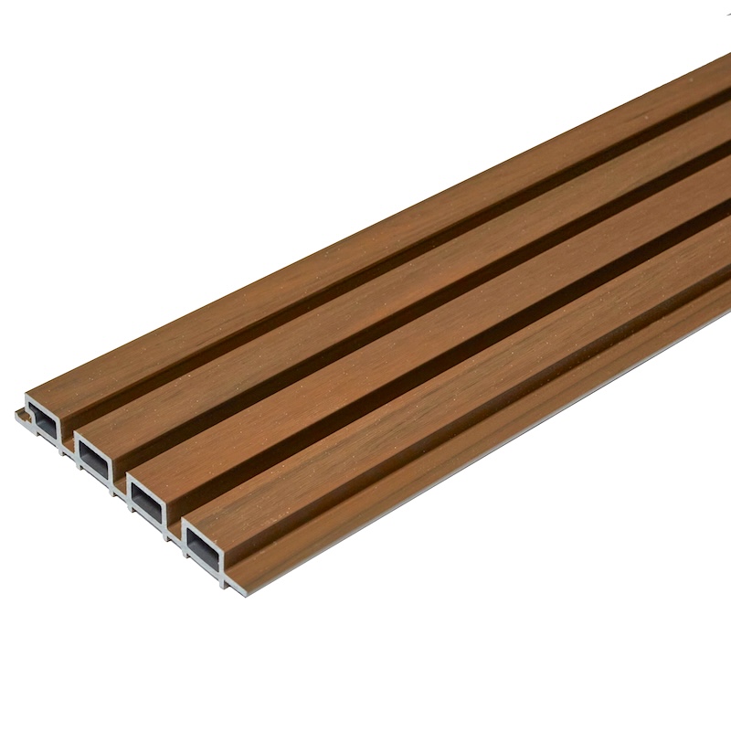 Фасадная реечная панель EasyDecking Ко-Экструзия 219х26х4000 мм, TEAK (Тик)  