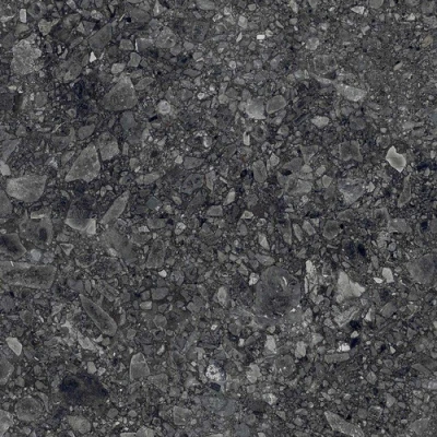 Утолщенный керамогранит Arthof Terrazo Nero 600x1200х20мм